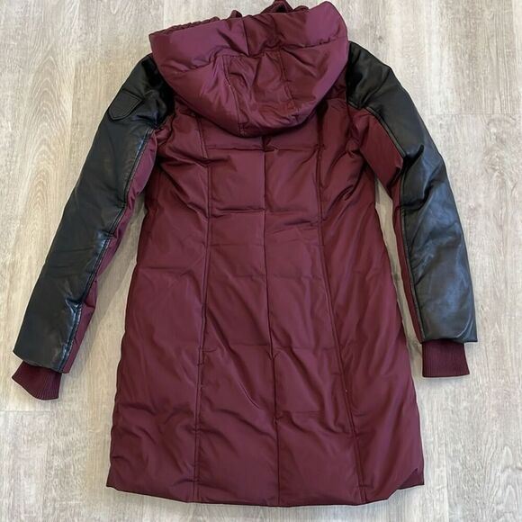 Rudsak Atelier Noir Winter Down Jacket Coat Leather *READ* - Women’s Large - Picture 9 of 16